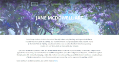 Desktop Screenshot of janemcdowellart.com