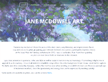 Tablet Screenshot of janemcdowellart.com